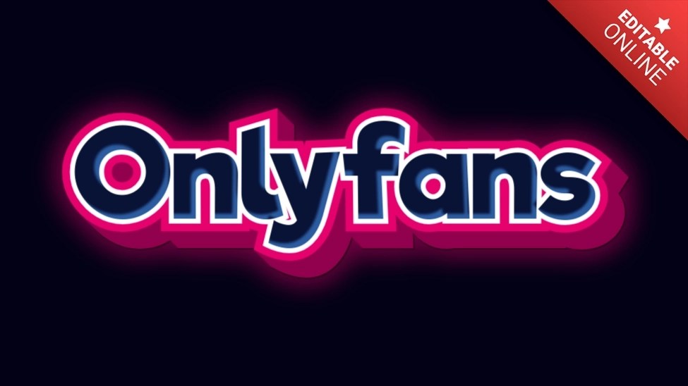 Onlyfans | Pink Night Love 3D | Text Effect Generator