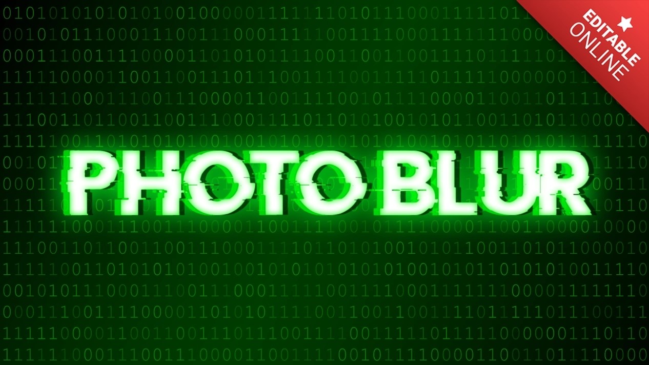 Photo Blur Hack Style Text Effect Generator
