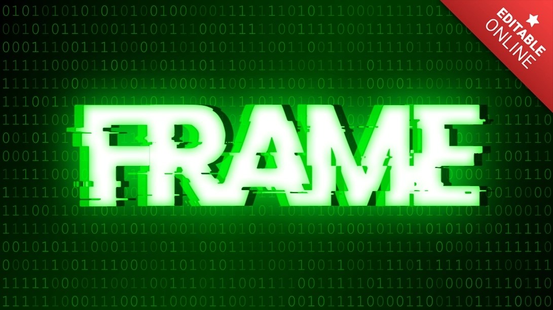 Frame Hack Style Text Effect Generator