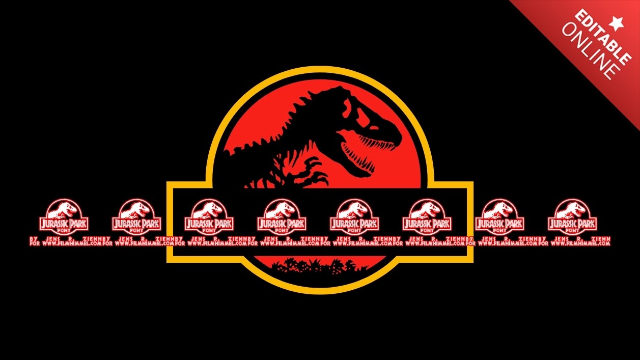 キャンディケイン Jurassic Park Logo Text Effect Generator