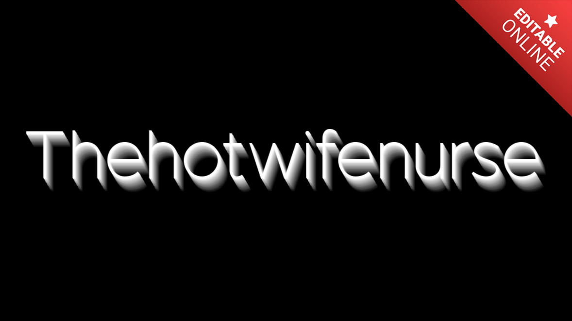Thehotwifenurse | Fading | Text Effect Generator