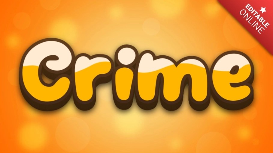 Crime Text Effect Generator