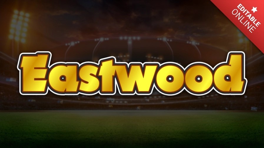Eastwood Efeito Do Cricket Gerador de efeitos de texto