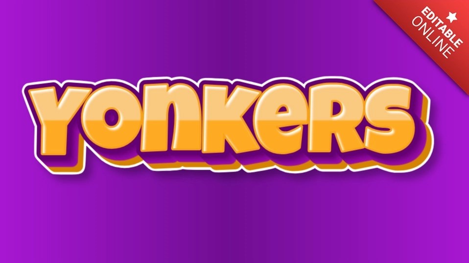 Yonkers Text Effect Generator