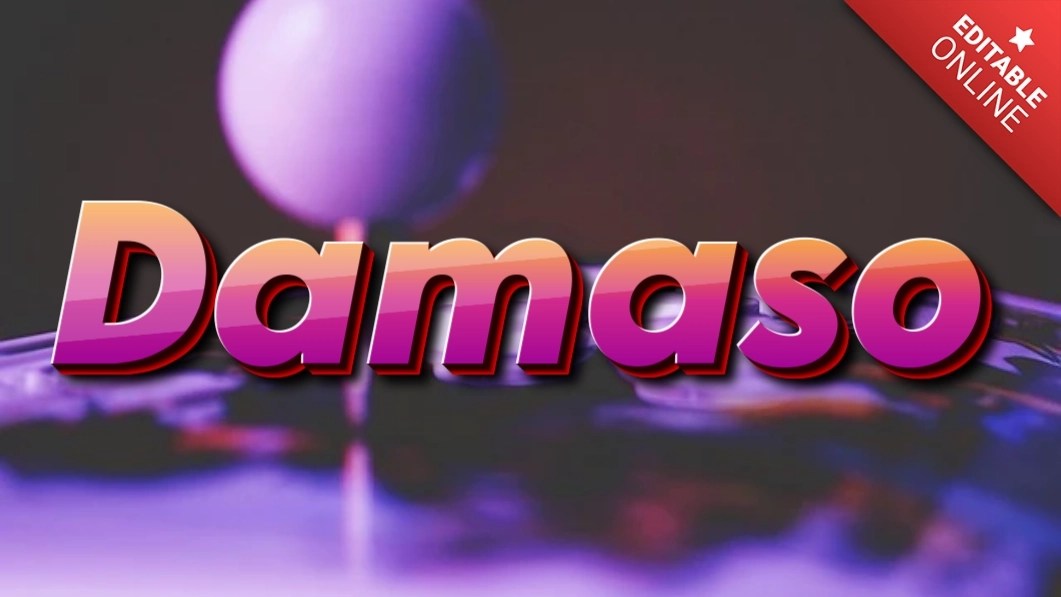 Damaso Game Over Text Effect Generator
