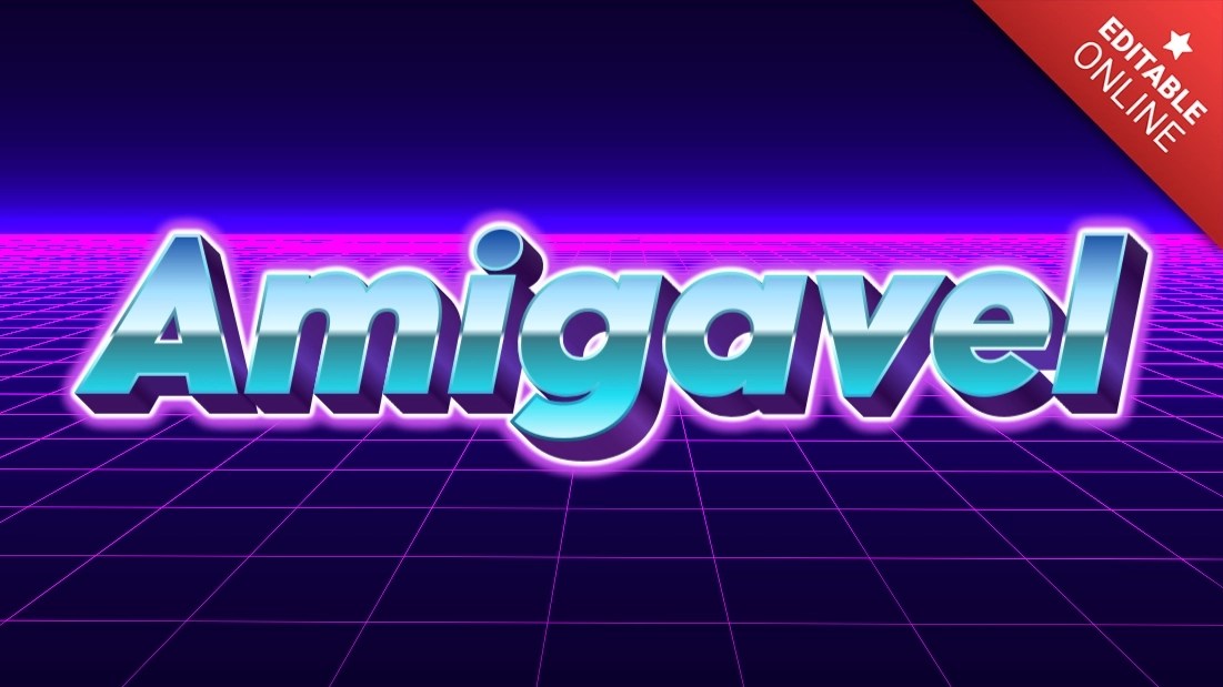 Amigável Word Art Graphic Text Effect Generator