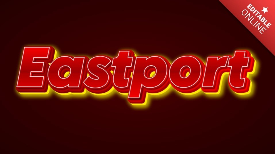 Eastport Text Effect Generator