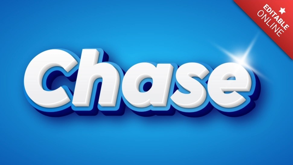 Chase Text Effect Generator