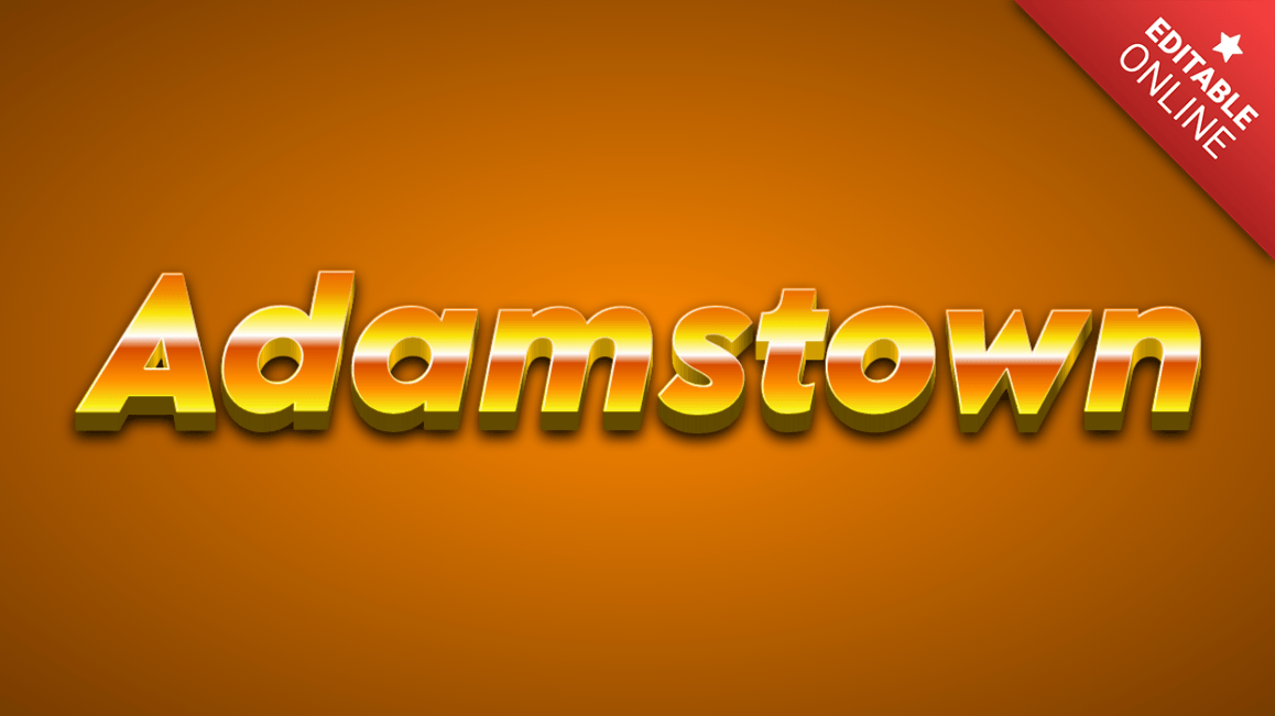 Adamstown Text Effect Generator