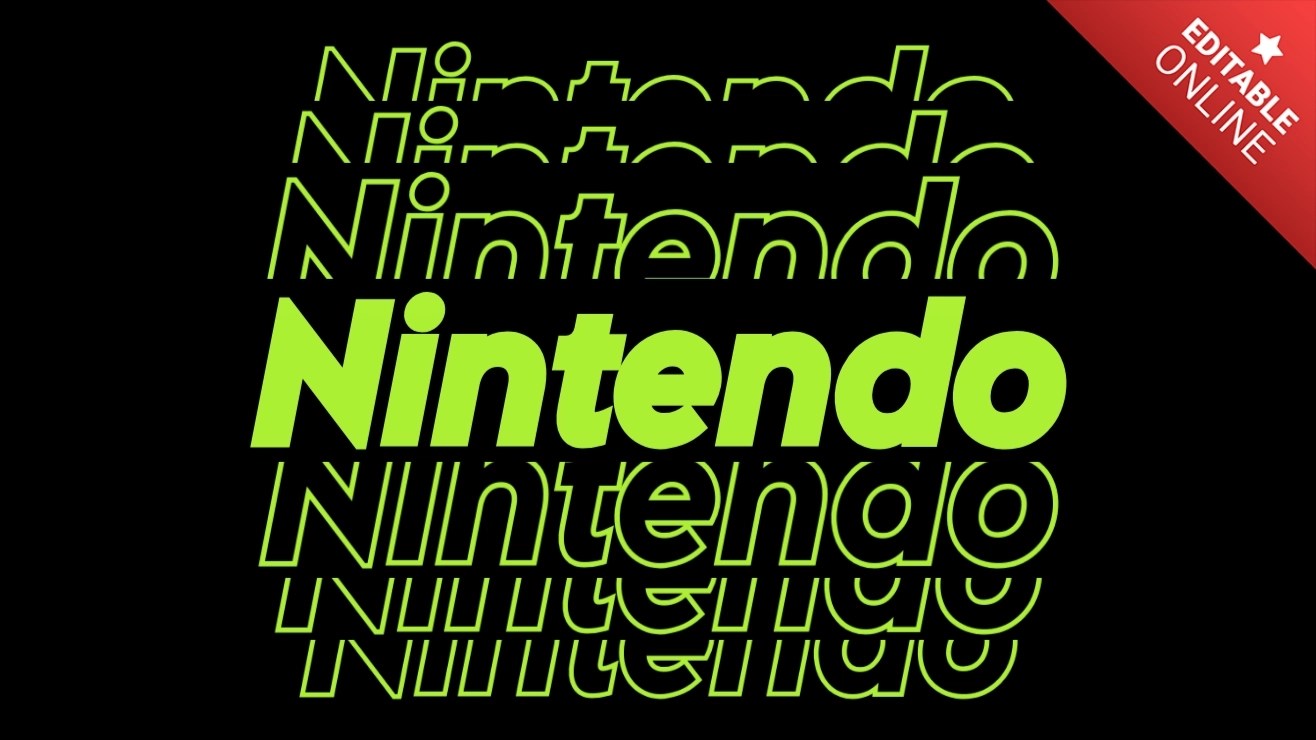 Nintendo Text Effect Generator