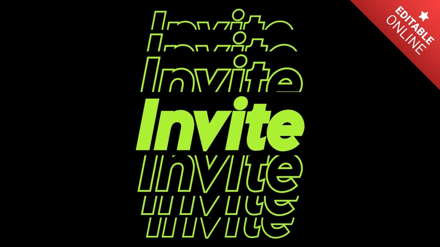 Invite Text Effect Generator