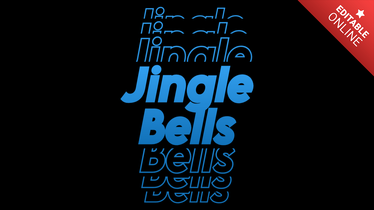 Jingle Bells Text Effect Generator