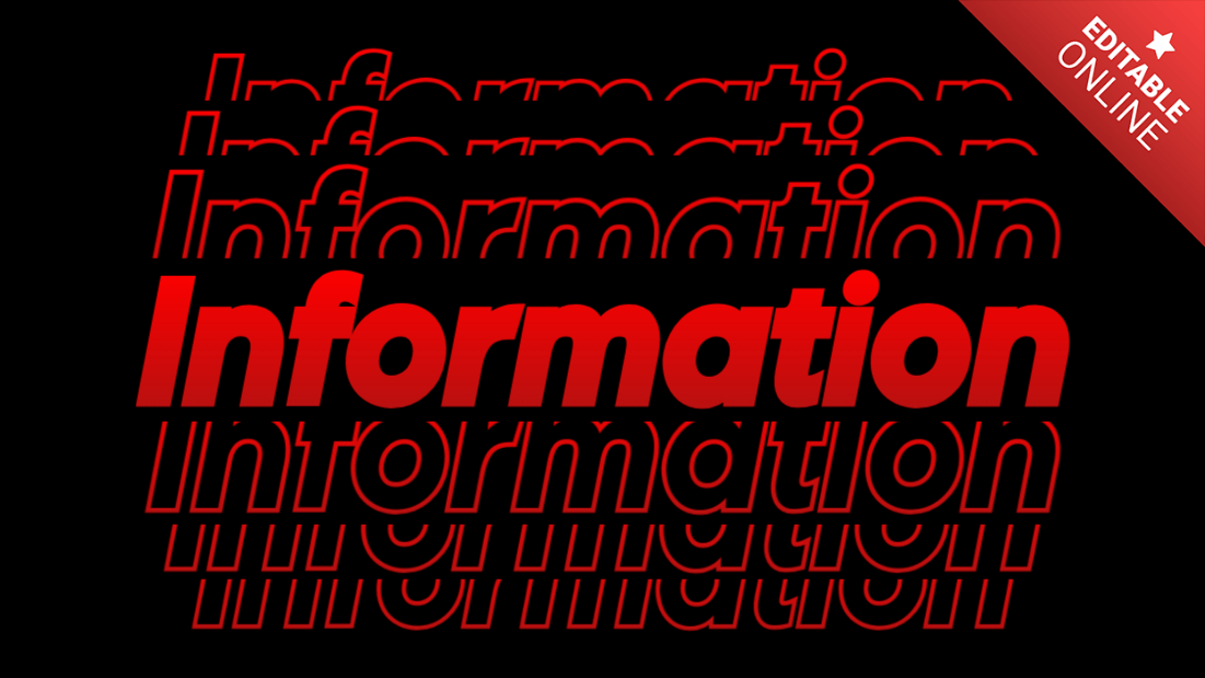 Information Text Effect Generator TextStudio