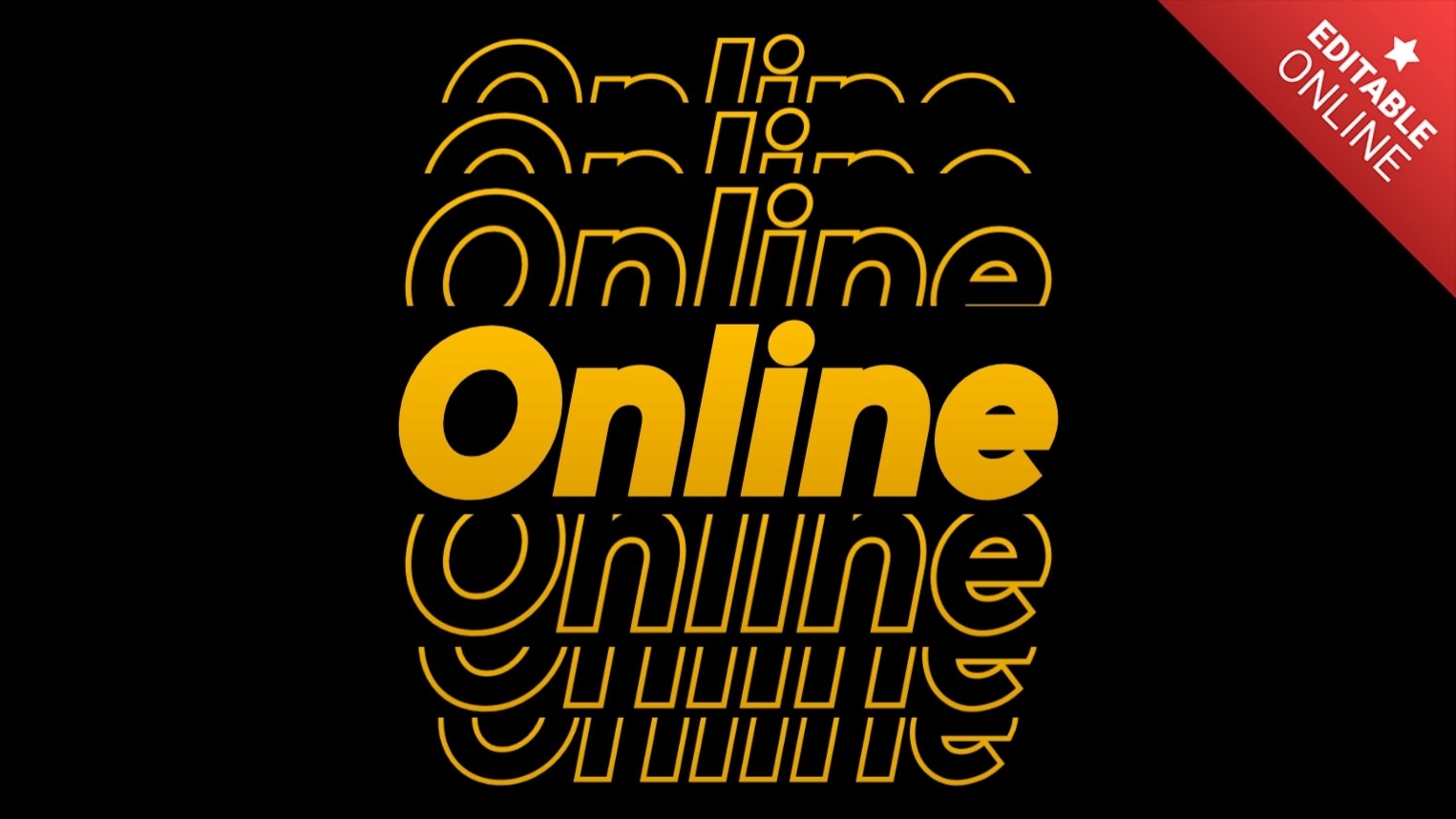 Online Modern Stroke Text Effect Generator