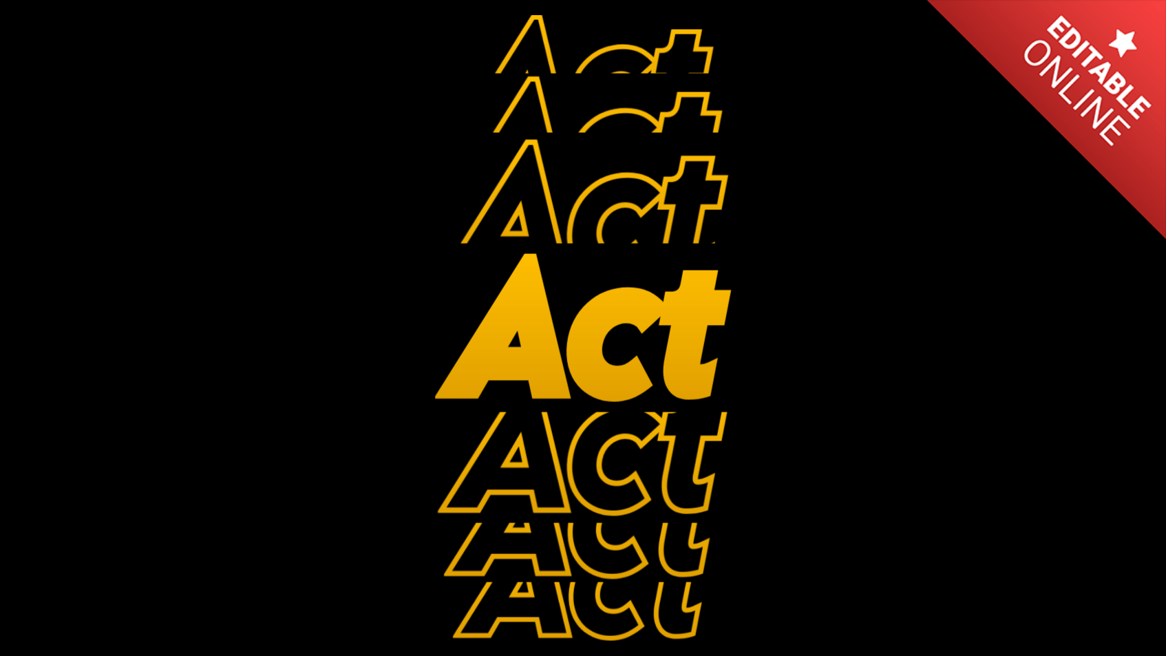 Act Text Effect Generator TextStudio