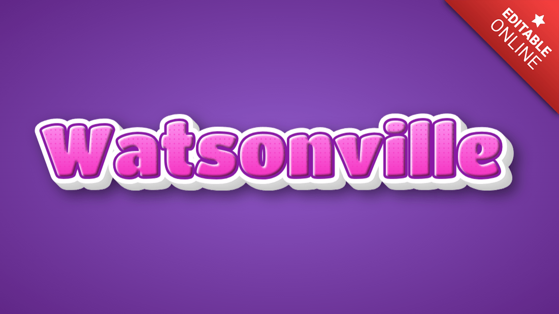 Watsonville Text Effect Generator TextStudio