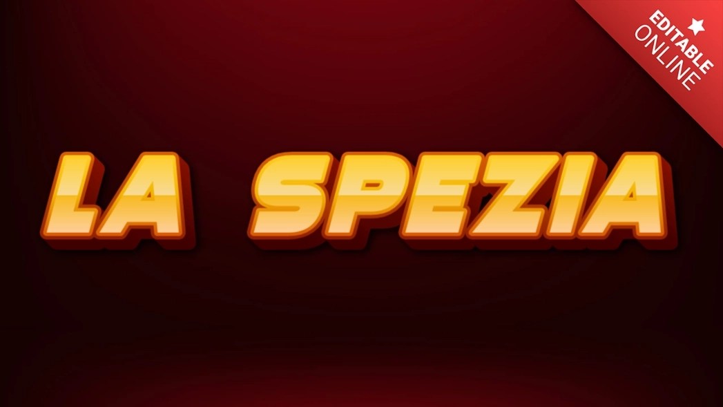 La Spezia Text Effect Generator