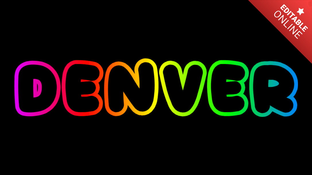 Denver Funky Style Text Effect Generator