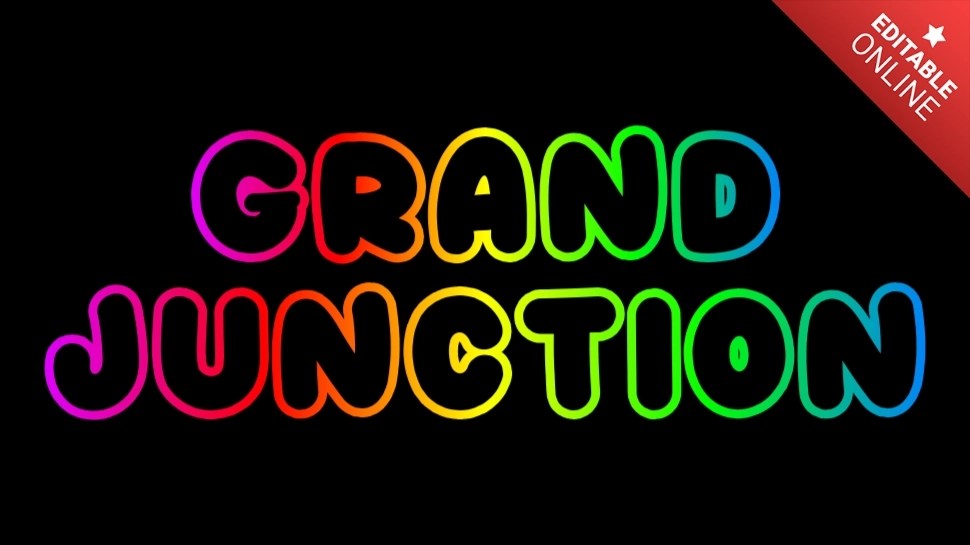 Grand Junction Text Effect Generator TextStudio