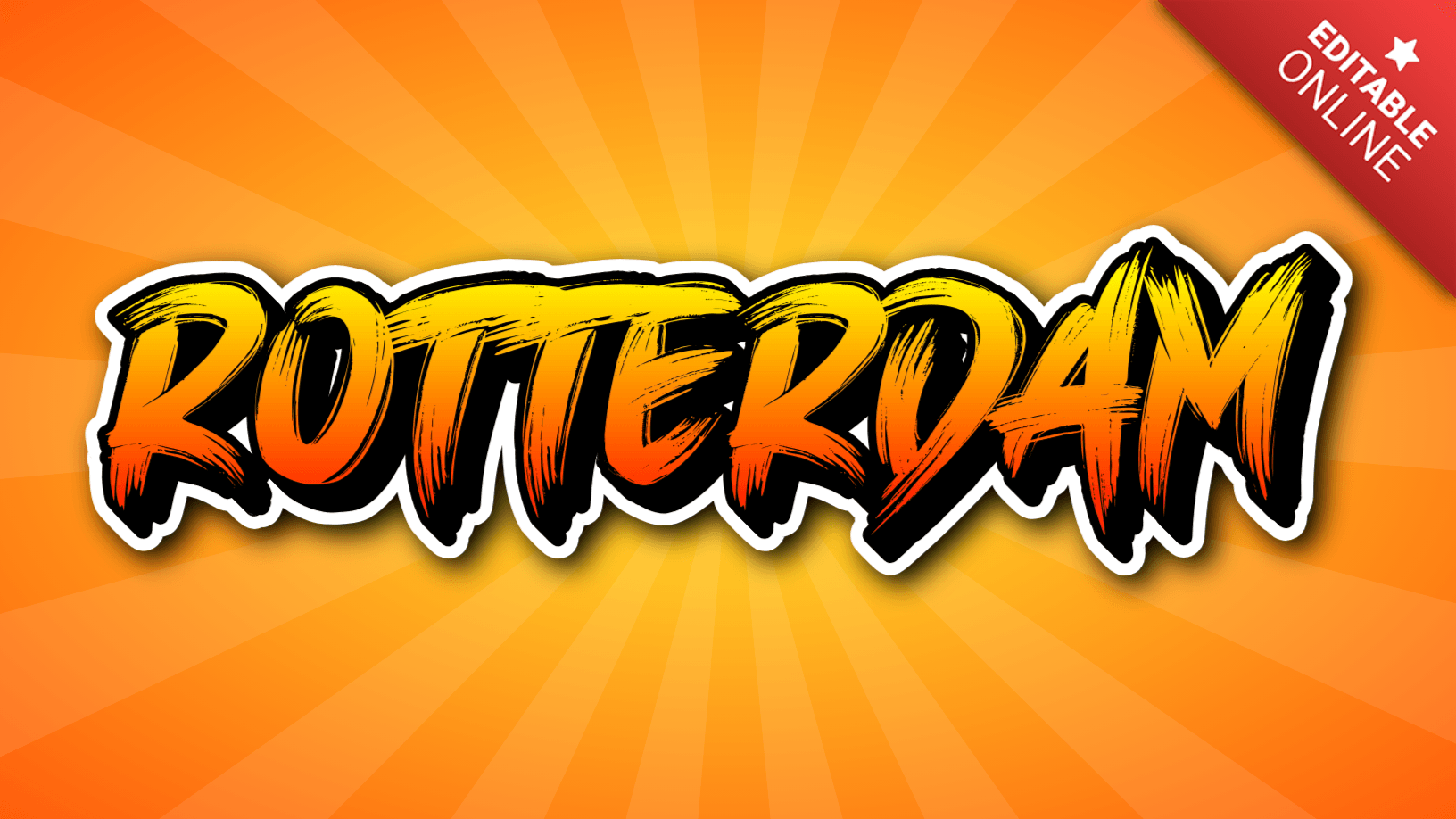 Rotterdam Street Fighter Logo Text Effect Generator