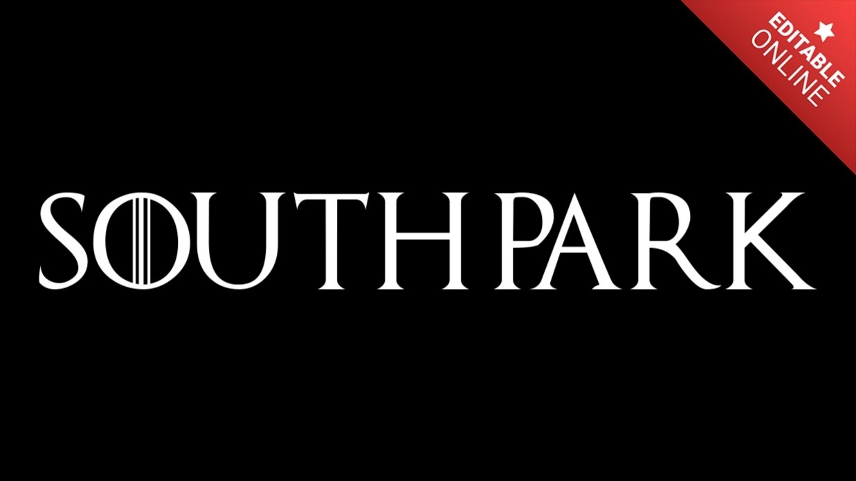 South Park Game Of Thrones Font Text Effect Generator