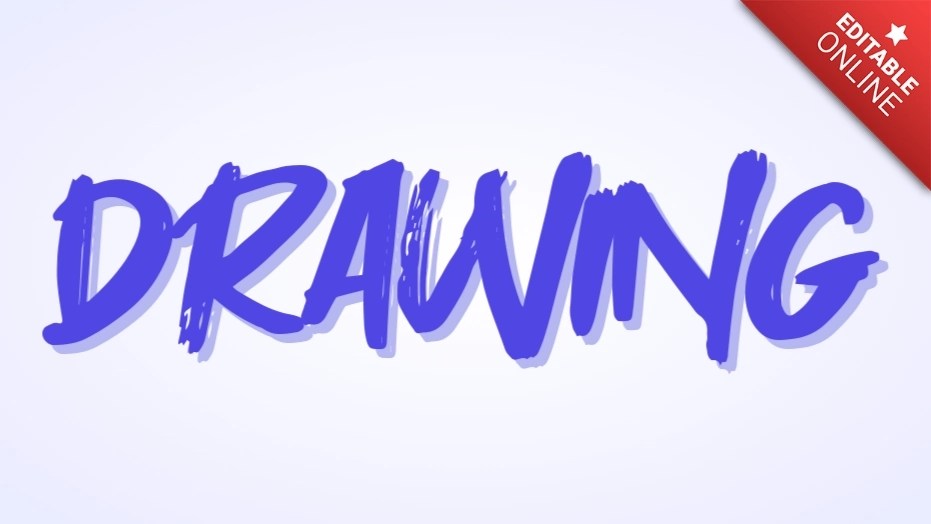 Drawing Font Text Effect Generator
