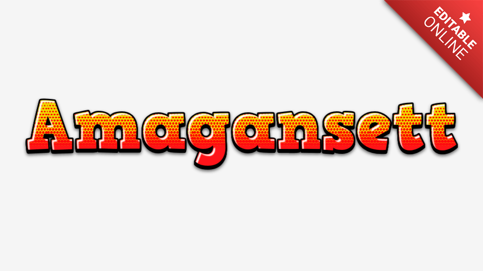 Amagansett Text Effect Generator TextStudio