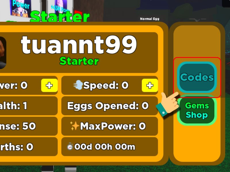Code One Punch Simulator mới nhất 2021 Cách nhập code