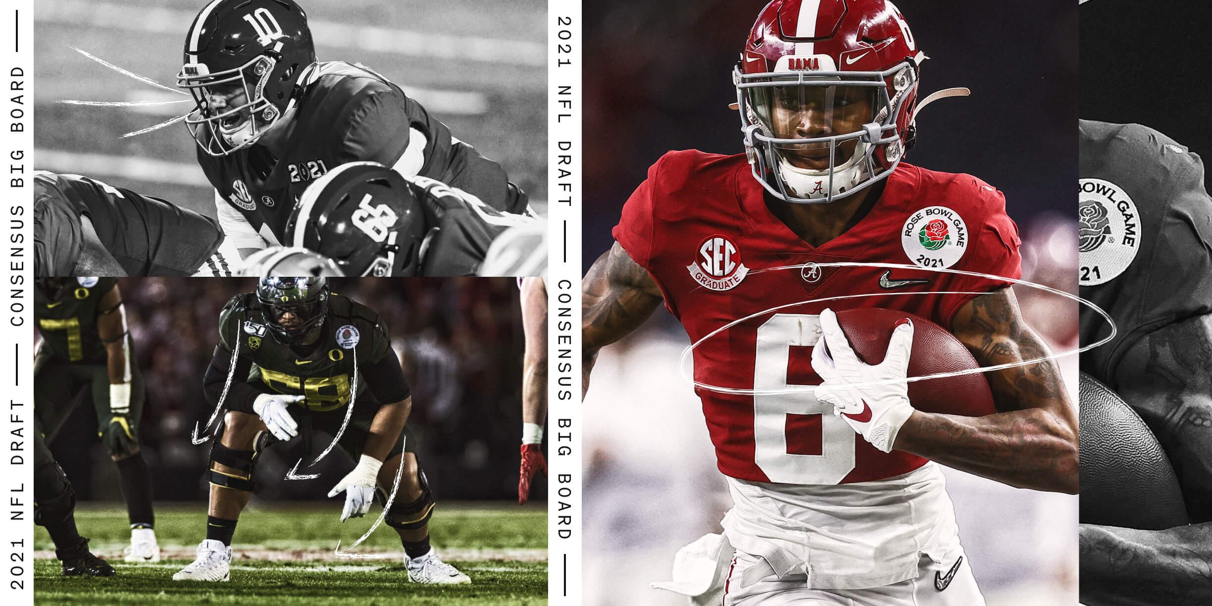 2021 NFL Draft Consensus Big Board 70 lists, one ranking of the top