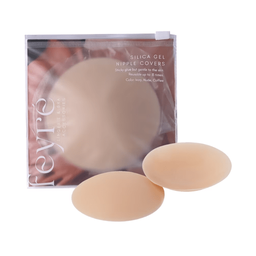 FEYRE Silica Gel Adhesive Nipple Covers 8cm 1 + 1