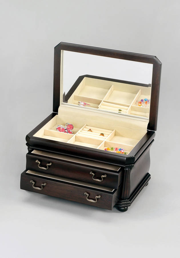 2 Acme Furniture Edolie Antique Black Jewelry Boxes The Classy Home