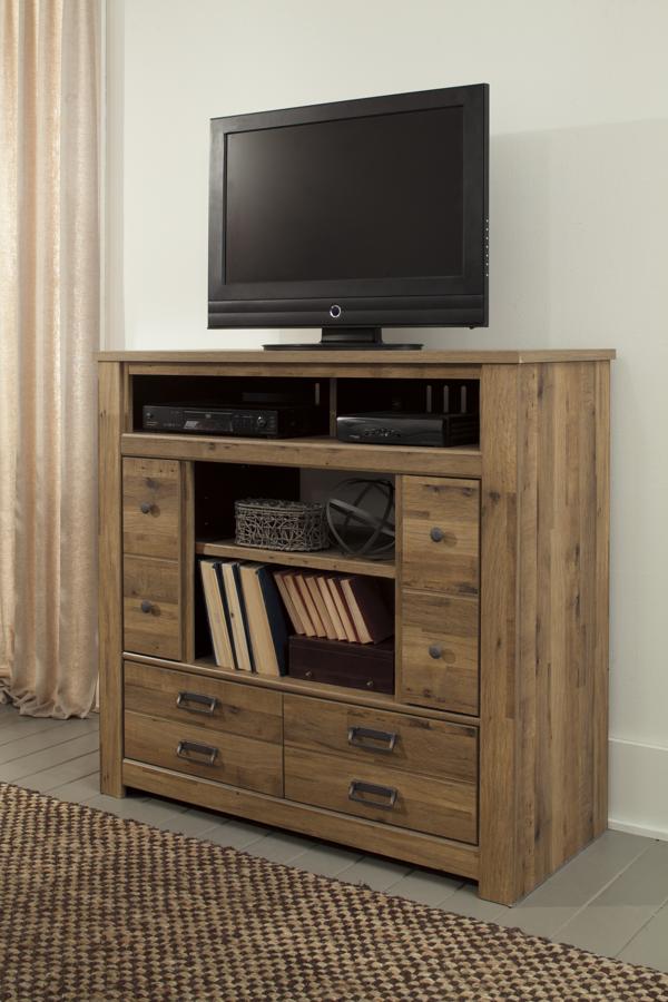 Ashley Furniture Cinrey Media Chest with Fireplace Option The Classy Home