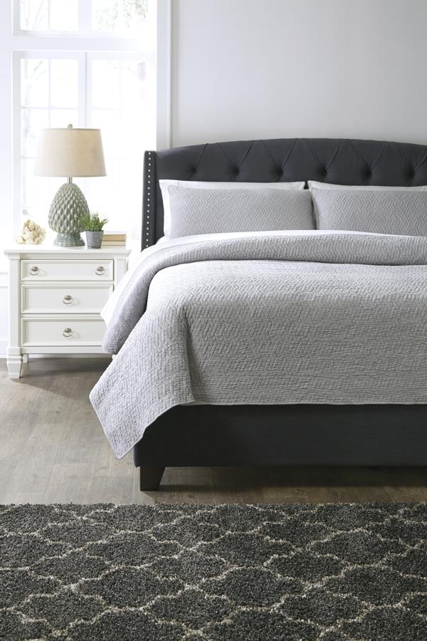 Ashley Furniture Stitched Queen Comforter Set The Classy Home