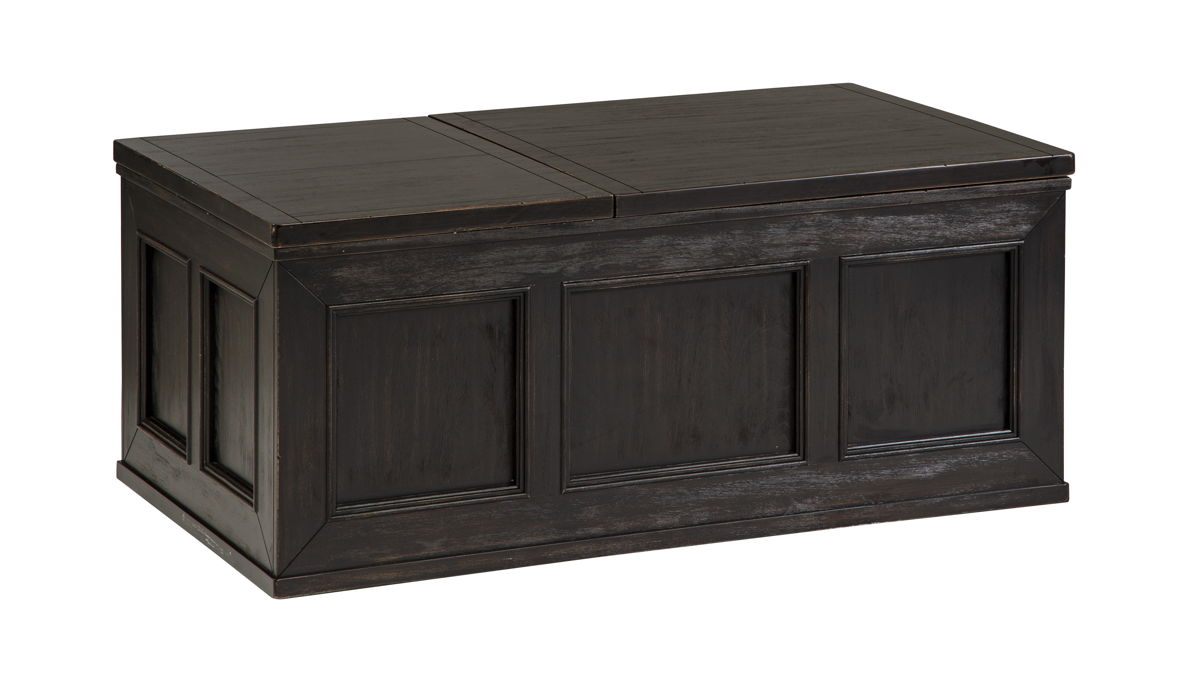 Ashley Furniture Gavelston Black Lift Top Cocktail Table The Classy Home