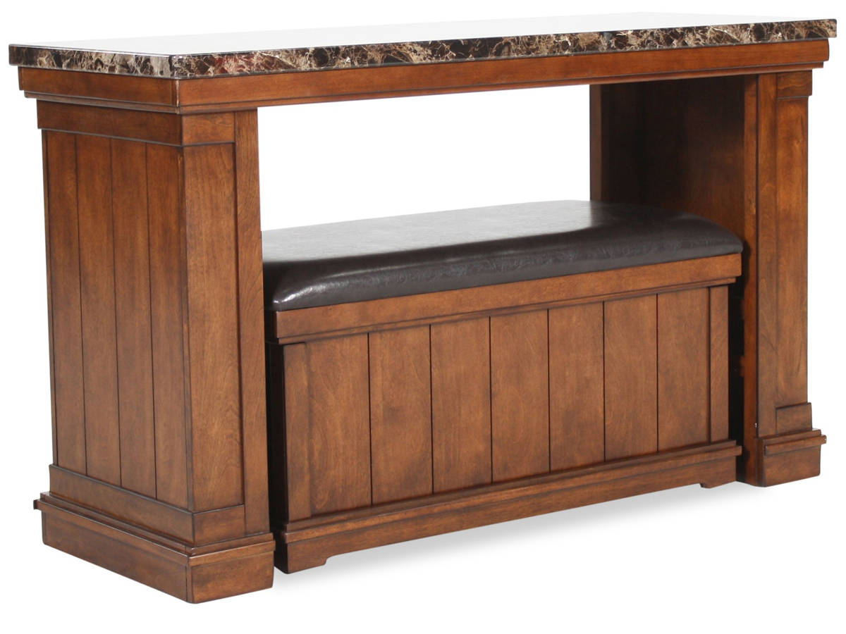 Ashley Furniture Merihill Sofa Table with Ottoman The Classy Home