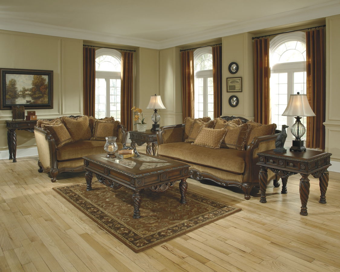 Ashley Furniture North Shore 3pc Coffee Table Set The Classy Home