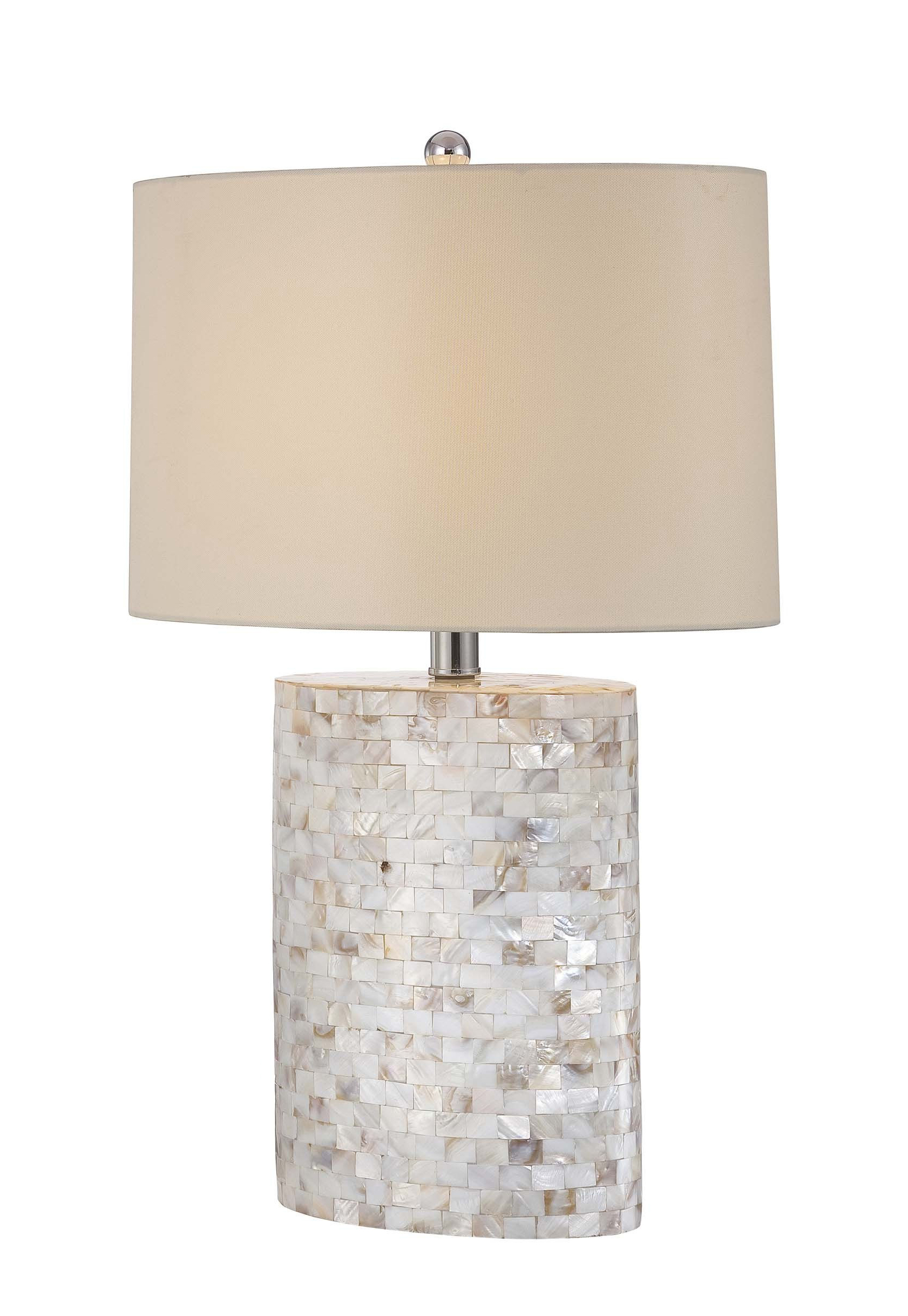 Mother Pearl Oval 3 Way Switch Table Lamp The Classy Home