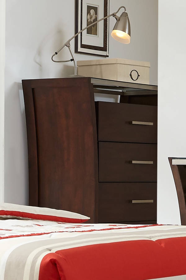 Avalon Contemporary Sable Rubberwood MDF Chest The Classy Home