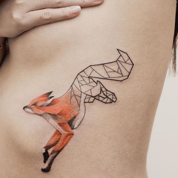 Geometric Tattoos And Conceptual Designs by Jasper Andres