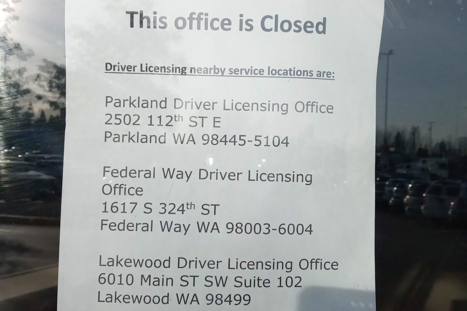 DMV in Pierce County, WA The County Office