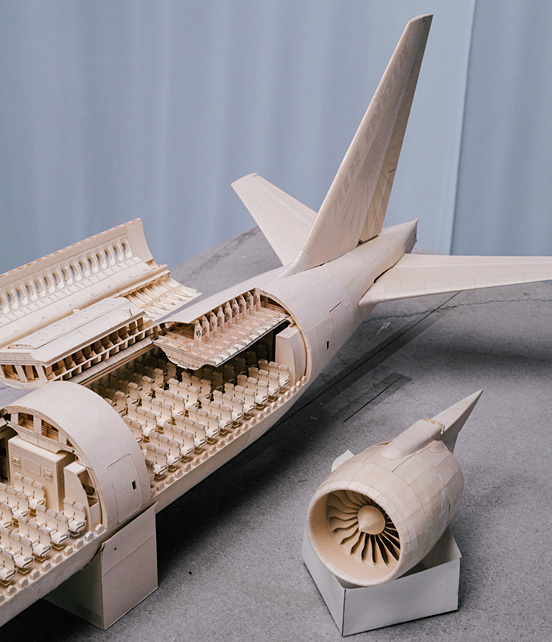 Boeing 777 Paper Plane Model The Design Inspiration