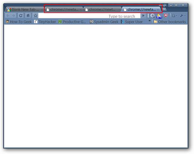 Szybka poprawka pustej nowej karty dla Google Chrome TheFastCode