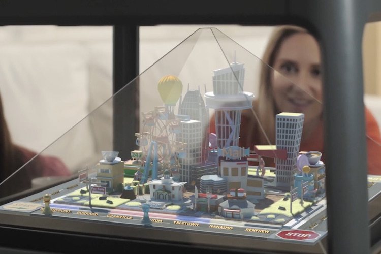 Holus The Interactive Tabletop Holographic Display 15 Minute News