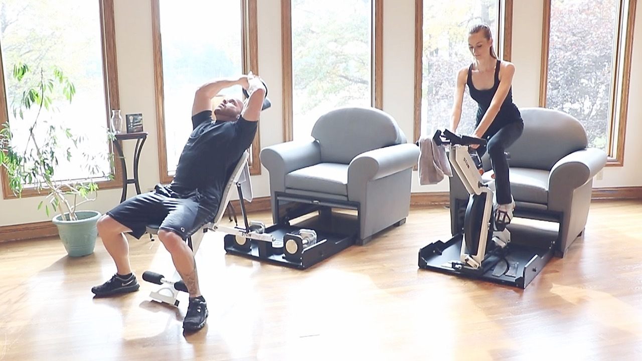 Stow Fitness Exercise equipment in furniture! » Gadget Flow Stow Fitness Exercise equipment in furniture! » Gadget Flow