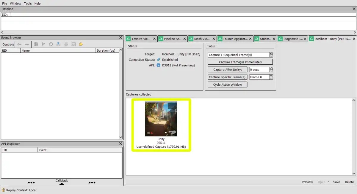 Unity GPU Optimization Find Your GPU Timings With RenderDoc