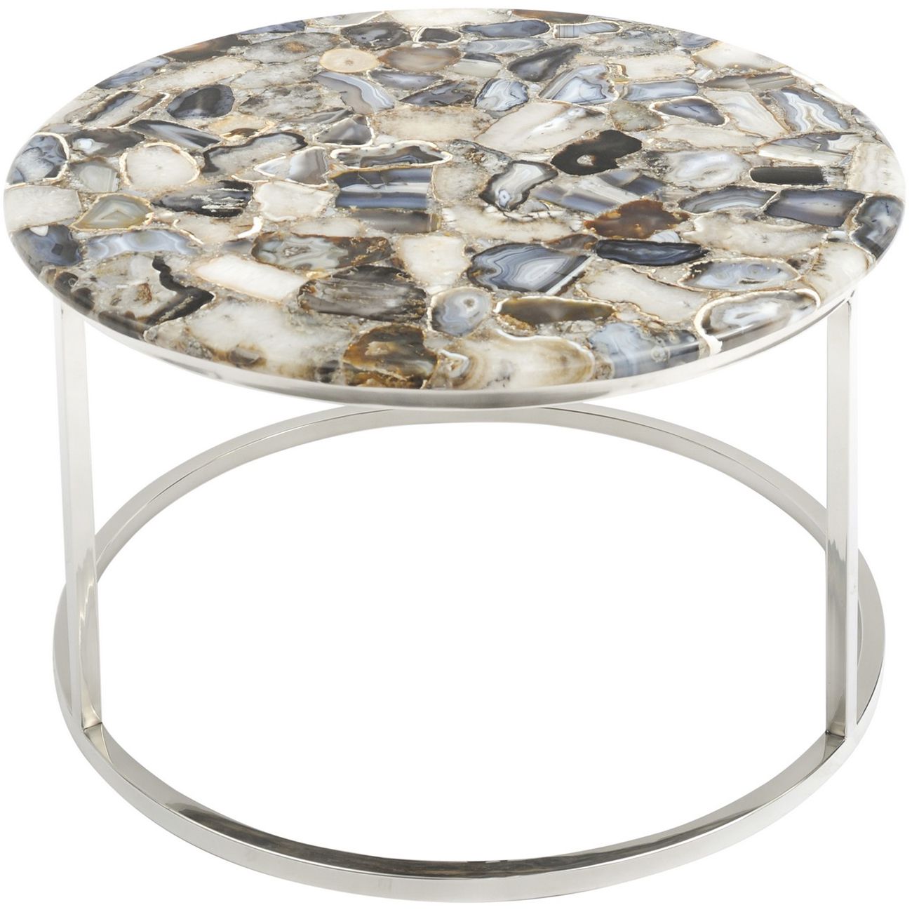 Round Agate Coffee Table