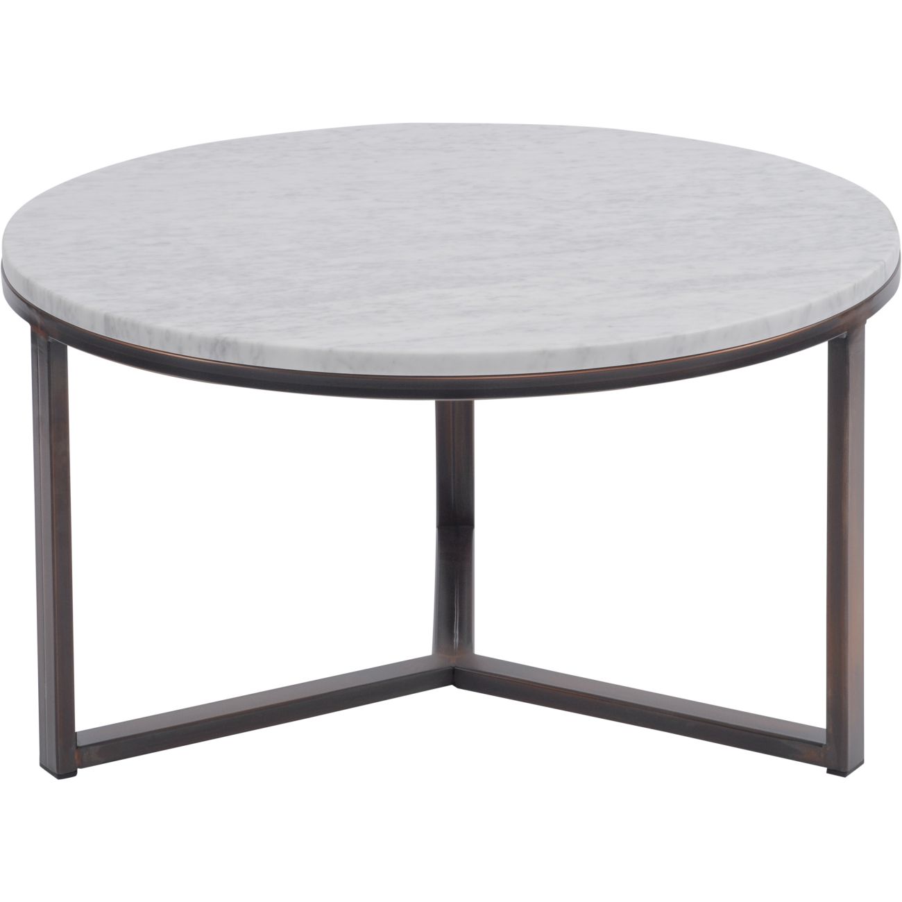 Marble Large Coffee Table / Laser Round Large Coffee Table O 70 Cm