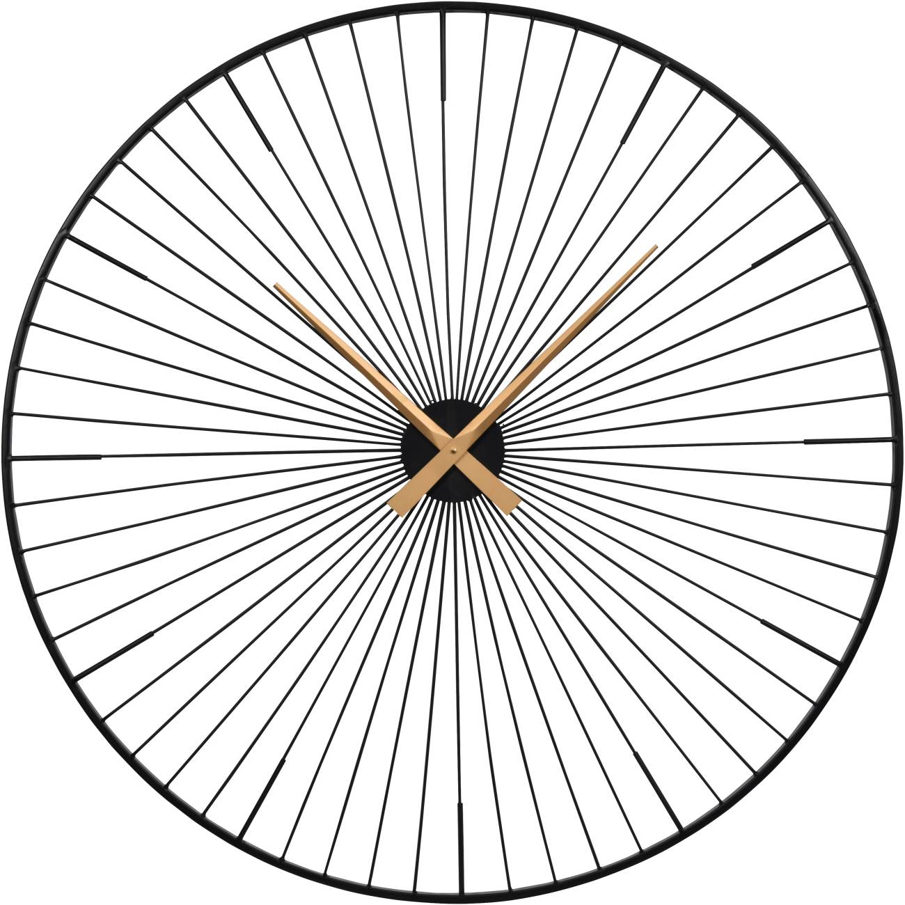 Spoke Iron Wall Clock Libra