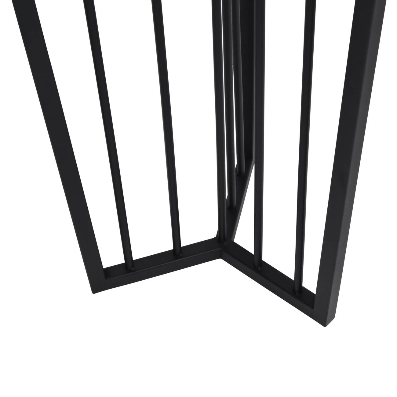 Abington Black Frame and Tinted Glass Console Table Libra Interiors