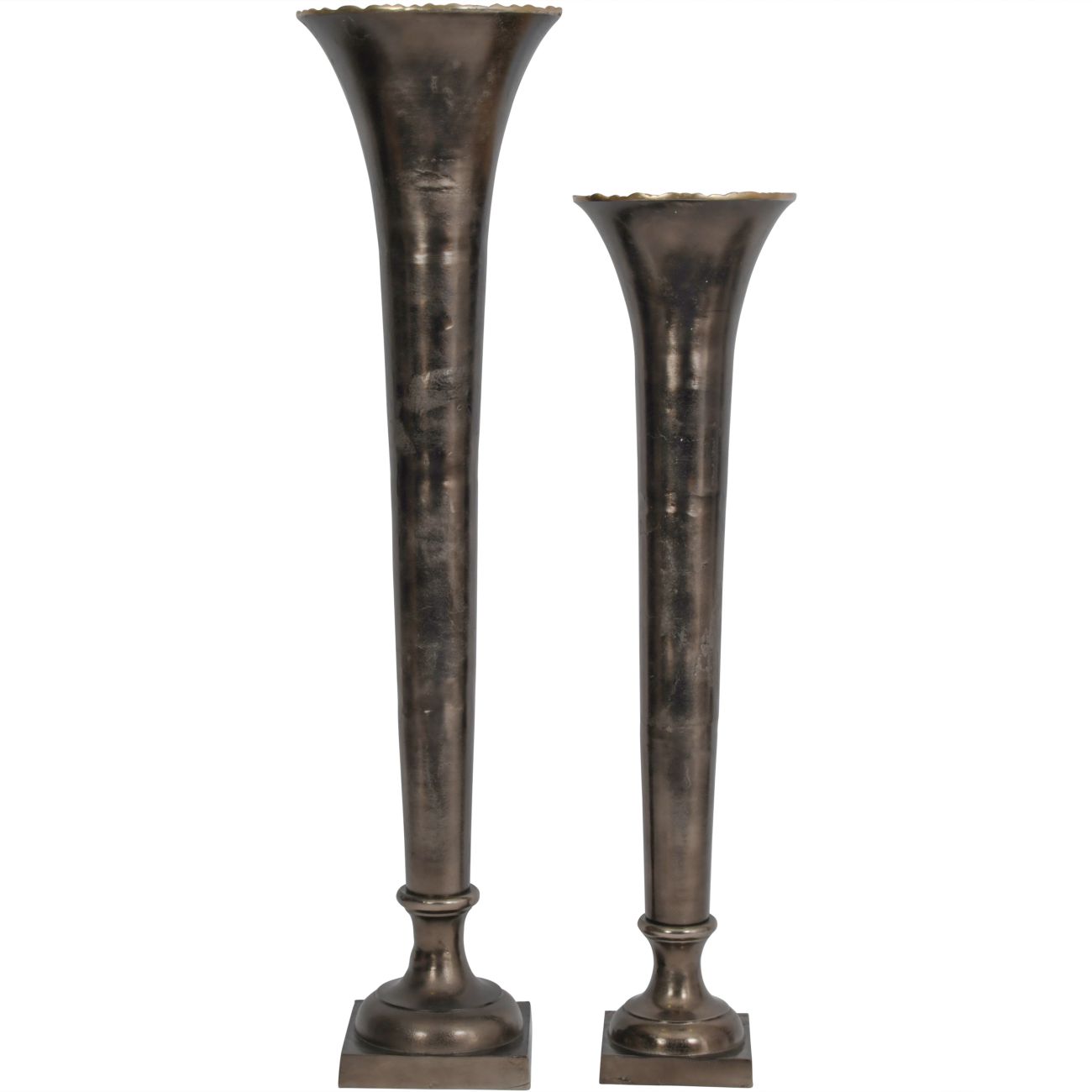 Merapi Lava Large Trumpet Vase 120cm The Libra Company